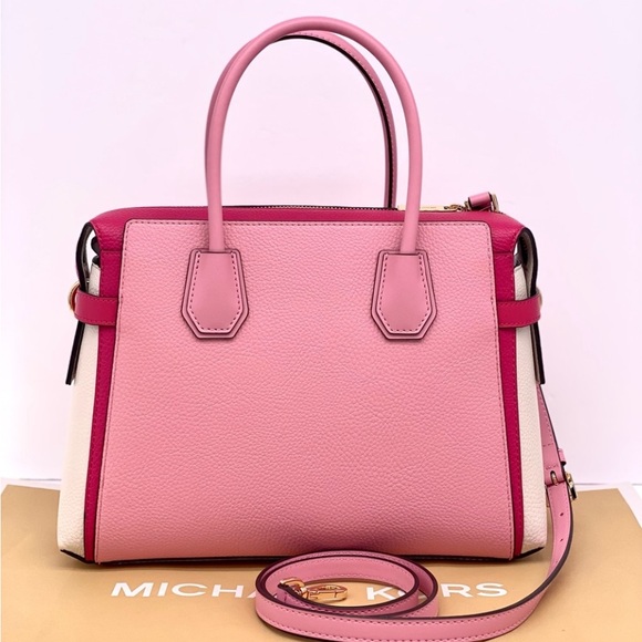 Michael Kors Mercer Medium Top Zip Belted
Satchel Crossbody Electric Pink - Picture 3 of 13